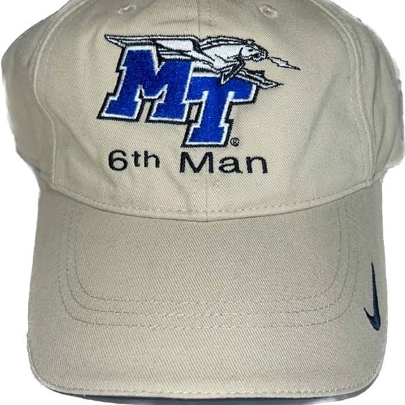 MTSU Nike Golf Khaki 6th Man Baseball Hat - Picture 1 of 7